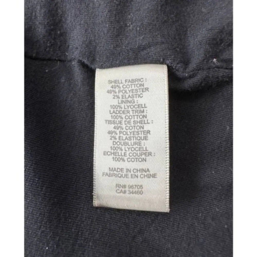 Rebecca Taylor Black Lattice Stretch Peplum Knit Blazer Size‎ 4